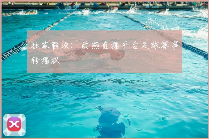 独家解读：雨燕直播平台足球赛事转播权